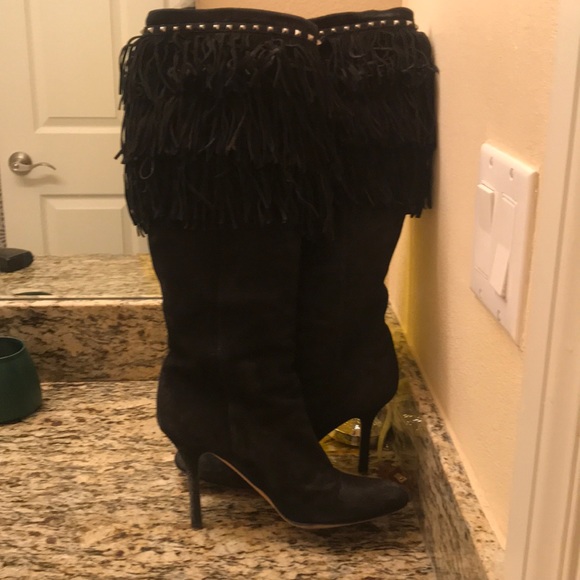 Dior suede fringe boots - Picture 4 of 4